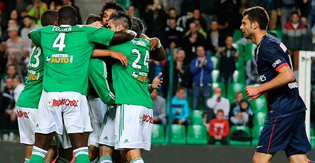 Malgré un collectif solidaire, l'ASSE n'est pas venue à bout du PSG (asse.fr)