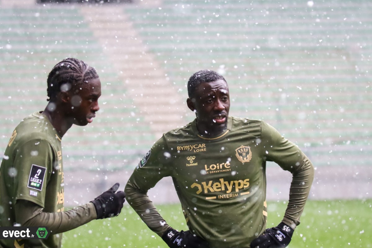 ❄️ Le match amical entre l'ASSE et l'AJA en photos 📸 #ASSE