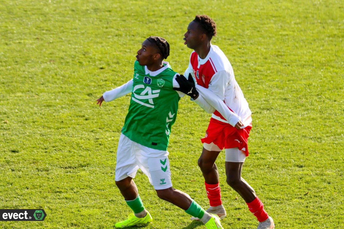 Monaco (beaucoup) trop fort pour l'ASSE, la Gambardella c'est terminé  #ASSE