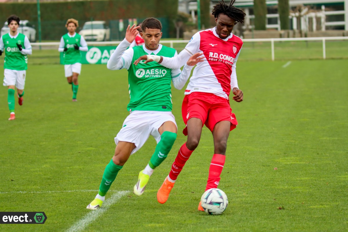 U19 - À la maison, l'ASSE s'incline face à Monaco #ASSE