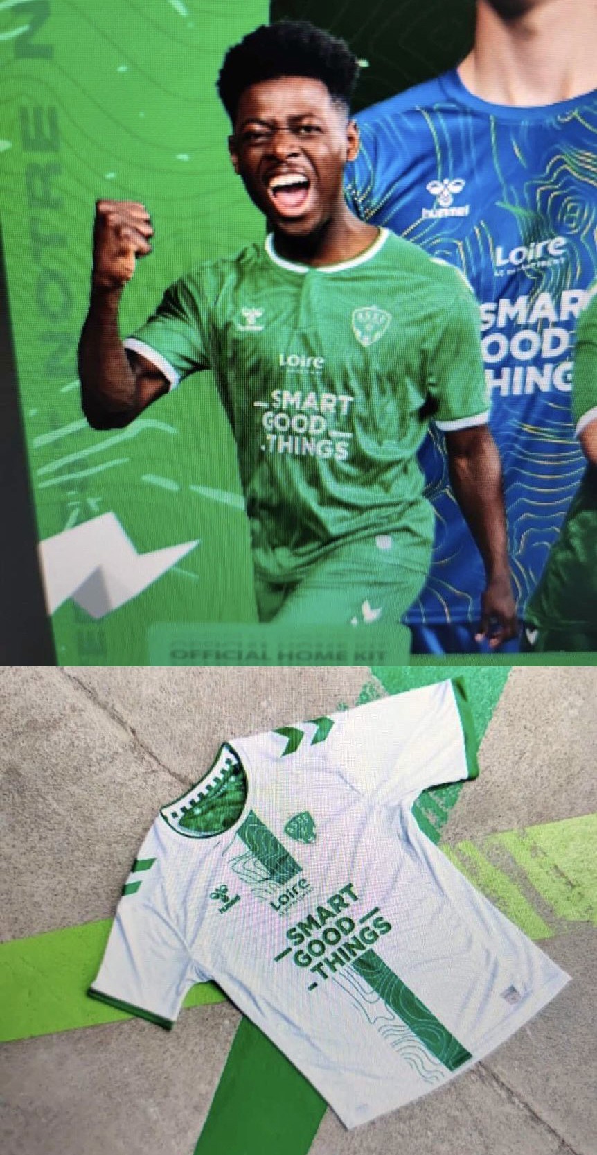 Maillot Saint Etienne : hummel présente la tenue 23-24 de l'ASSE