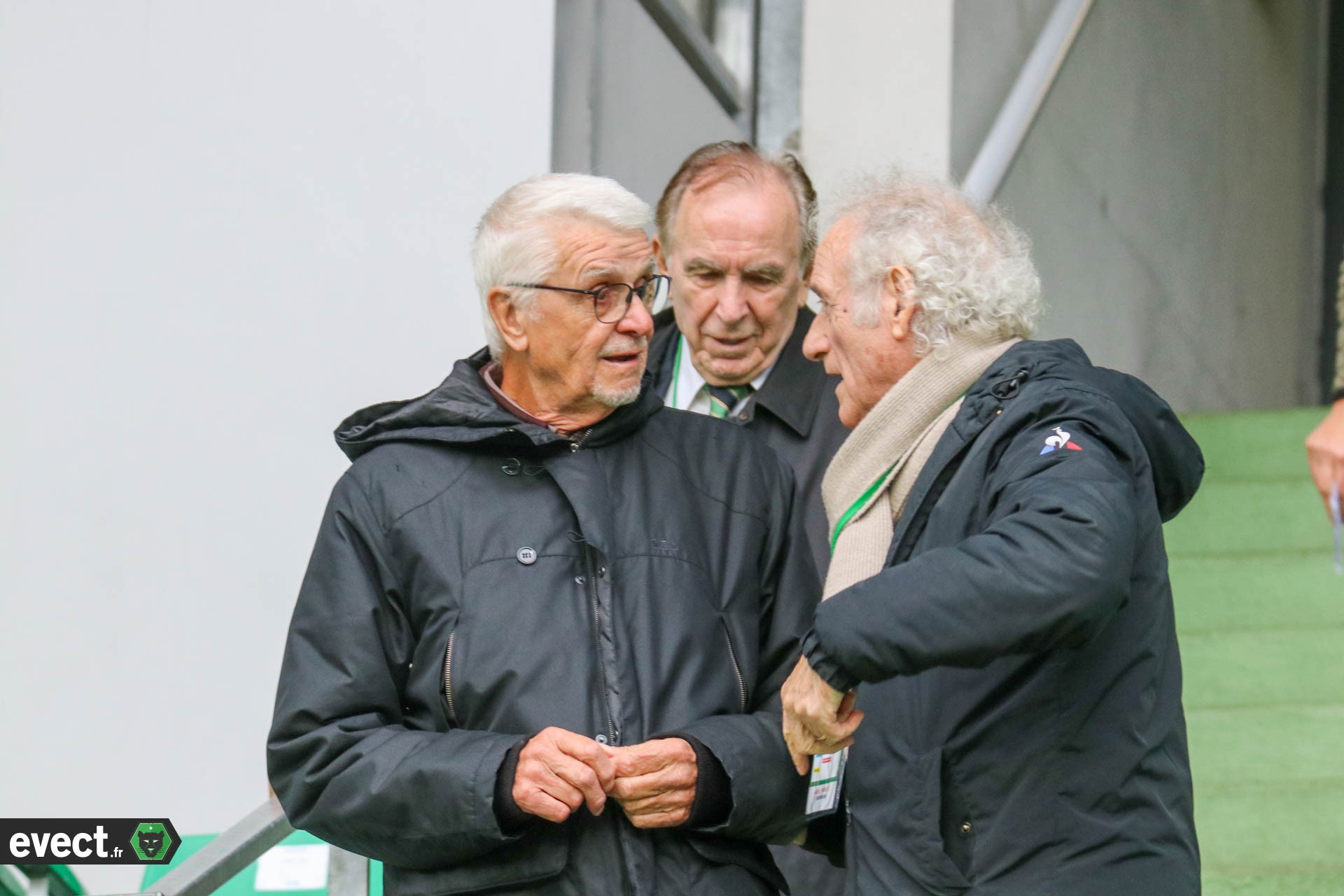 Les superbes retrouvailles entre Zizou et Aimé Jacquet  #ASSE