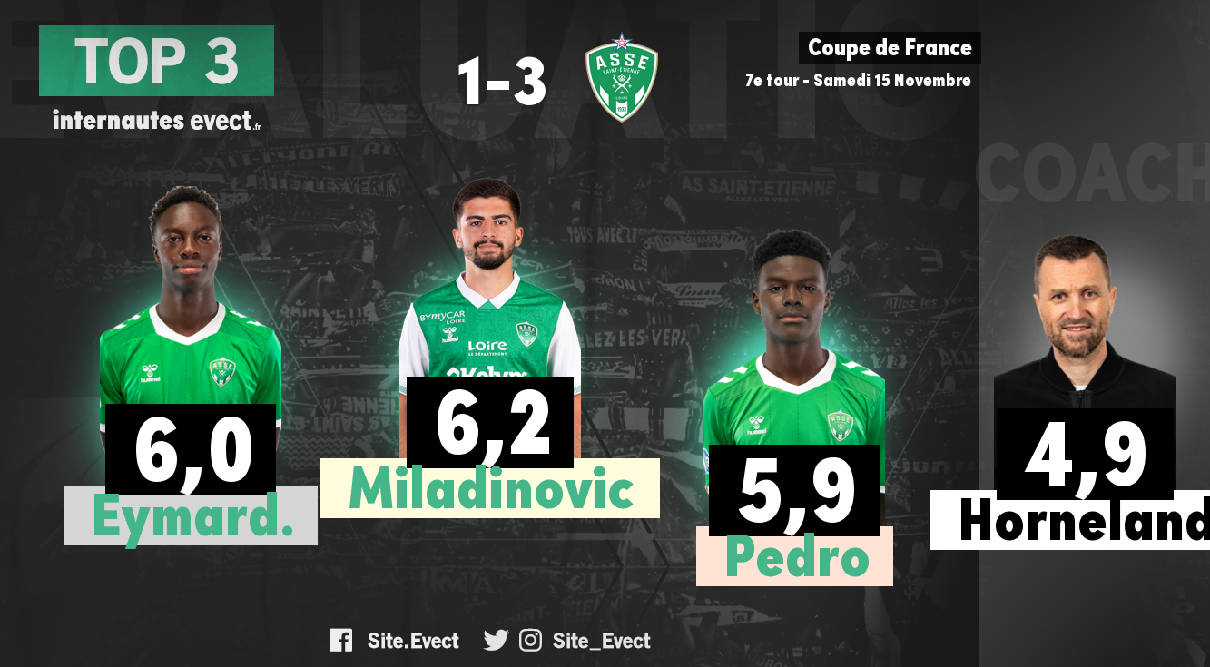 📝 #ASQASSE : Les notes de la presse (on a rien vu) et des supporters #ASSE