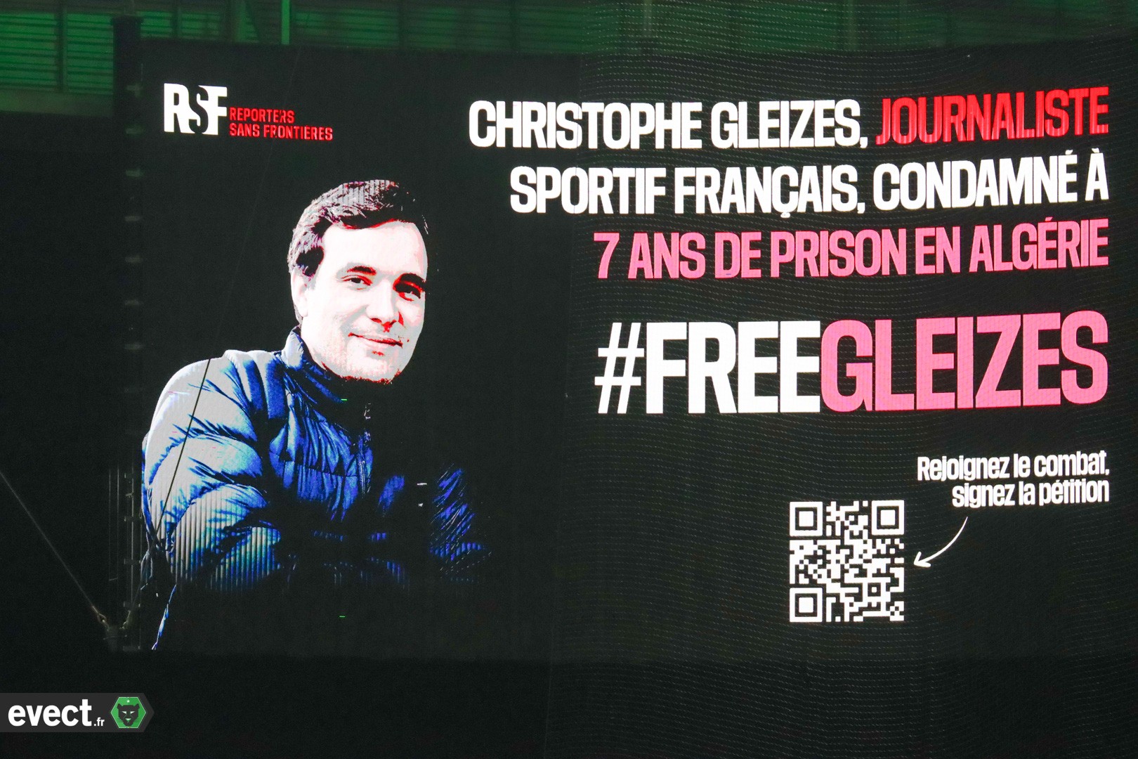 L'ASSE soutient la campagne de libération de Christophe Gleizes #ASSE