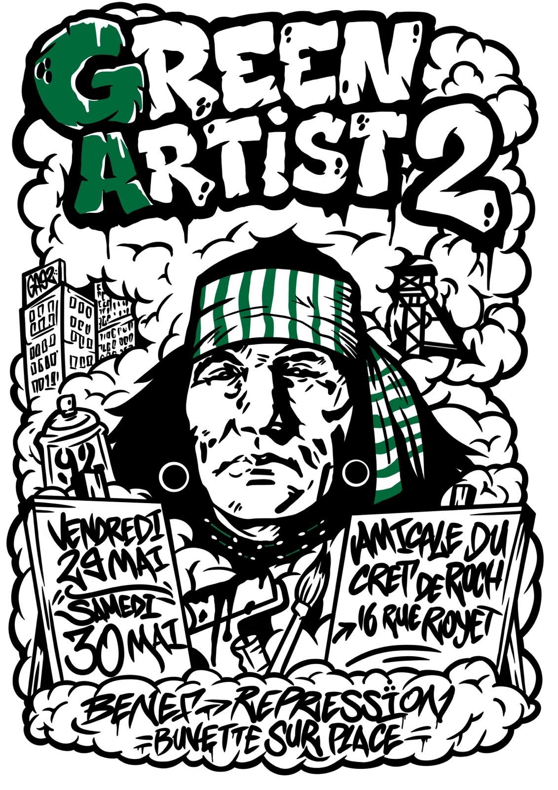 Une expo des GA92 ce week-end à Saint-Étienne #ASSE
