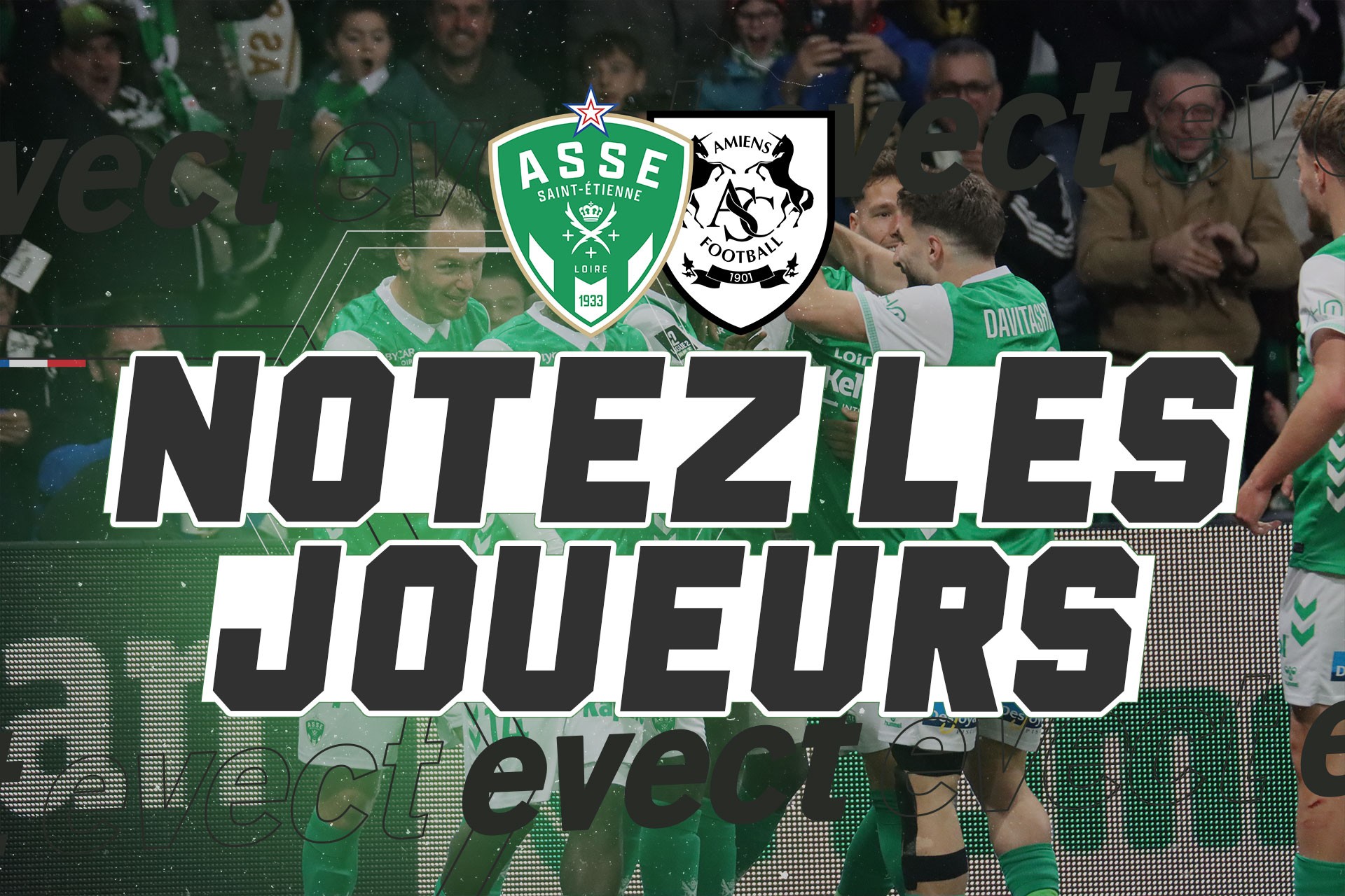 📝 Ligue 2 - Notez les joueurs après ASSE - Amiens #ASSE