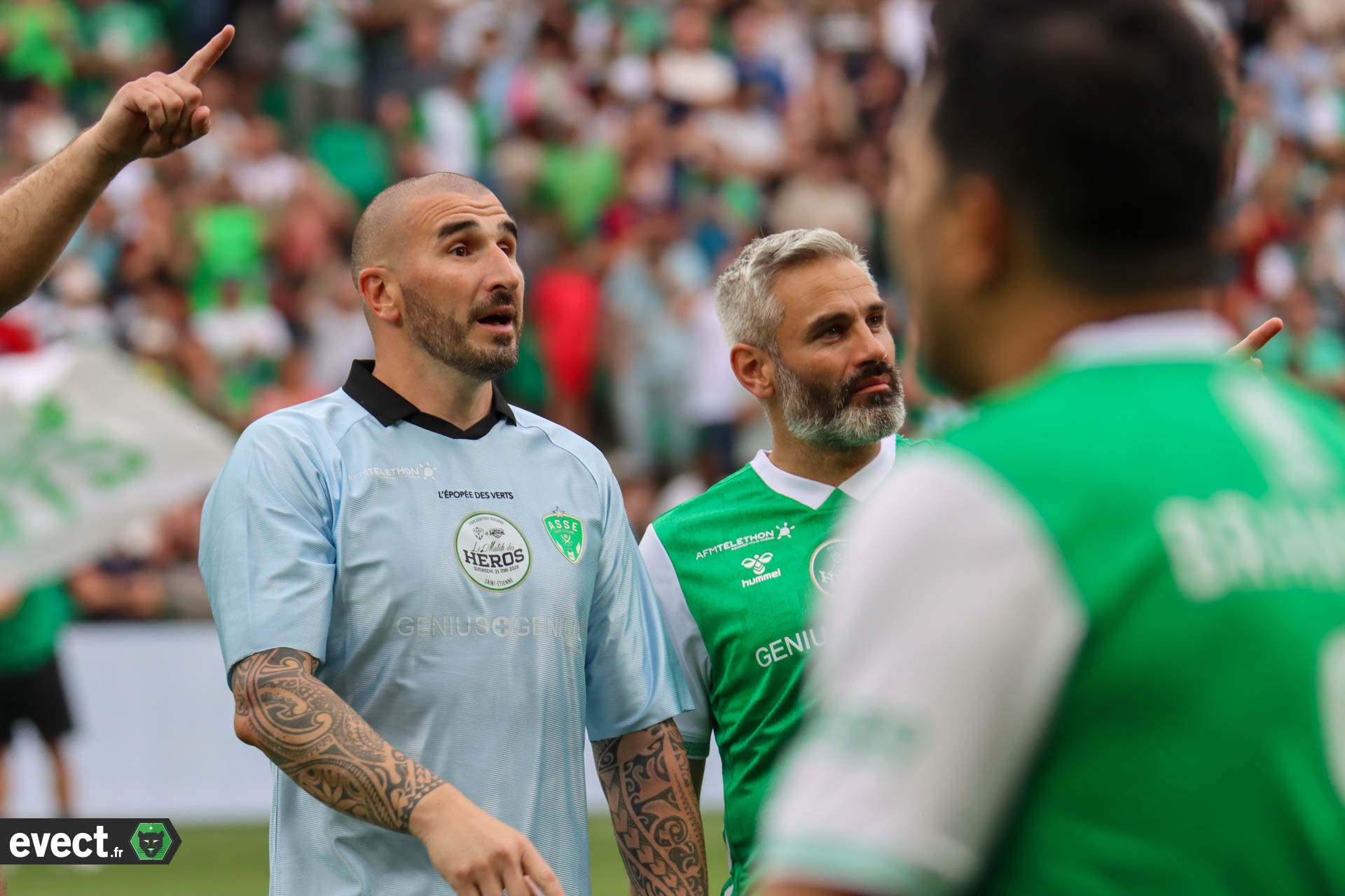 ASSE - Du spectacle à Geoffroy-Guichard pour le match des Héros #ASSE
