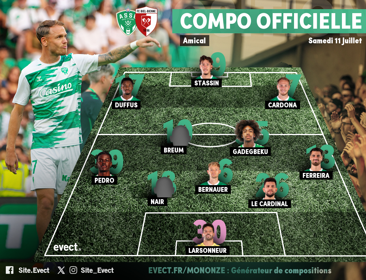 Flash - Le premier onze de départ de Cathro à l'ASSE avec des recrues #ASSE