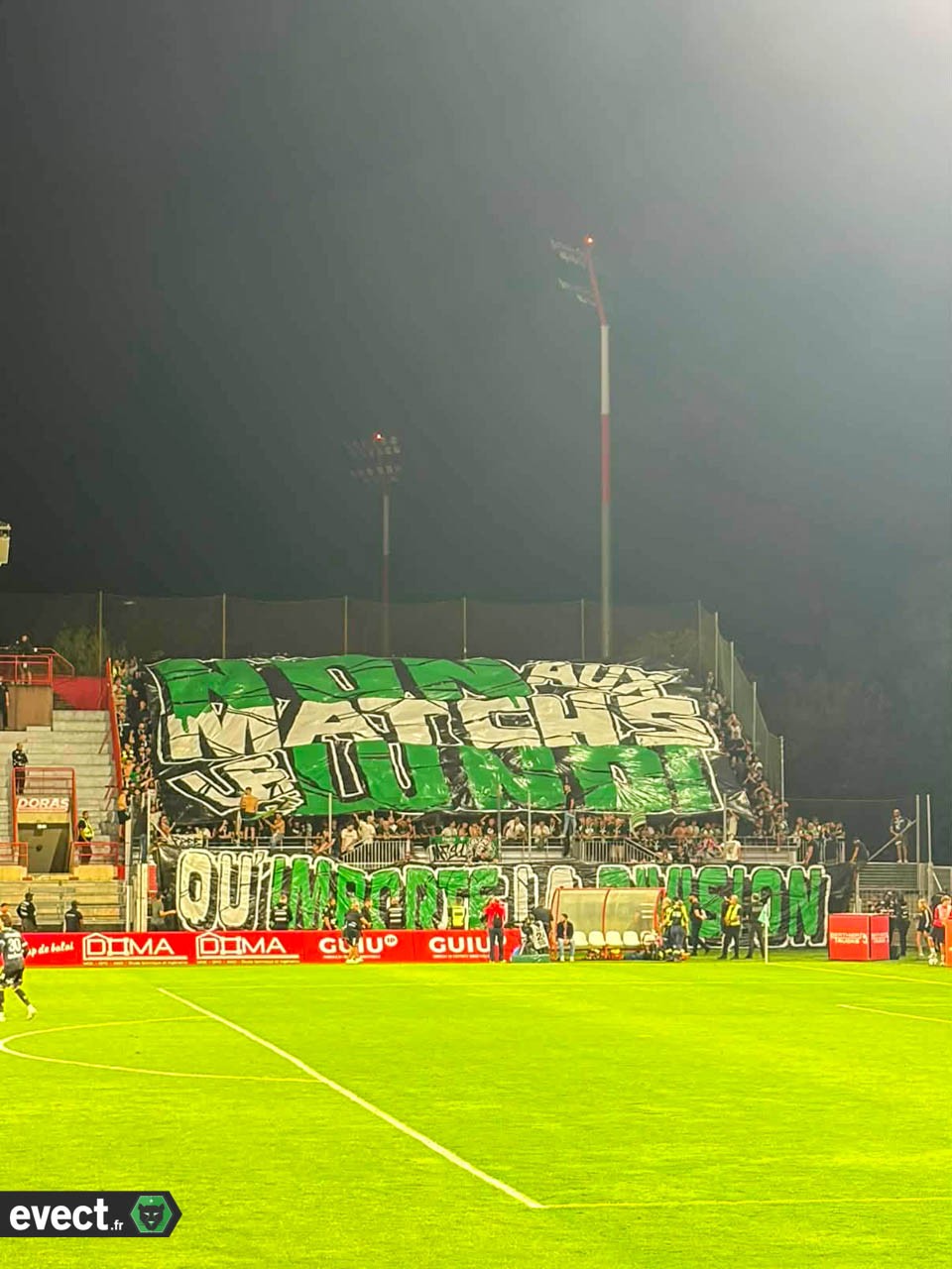 ASSE - La belle joie des Verts devant le parcage #ASSE