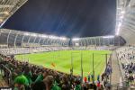 Les supporters stéphanois ont garni et enflammé la Licorne