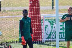 Entrainement des Verts avant Clermont - Photothèque