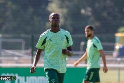 Entrainement des Verts avant Clermont - Photothèque