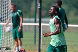 Entrainement des Verts avant Clermont - Photothèque