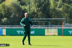 Entrainement des Verts avant Clermont - Photothèque