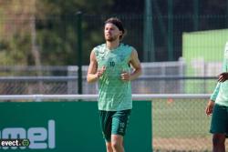 Entrainement des Verts avant Clermont - Photothèque