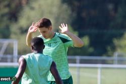 Entrainement des Verts avant Clermont - Photothèque