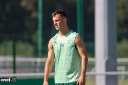 Entrainement des Verts avant Clermont - Photothèque