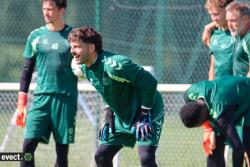 Entrainement des Verts avant Clermont - Photothèque