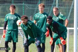 Entrainement des Verts avant Clermont - Photothèque