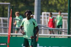 Entrainement des Verts avant Clermont - Photothèque