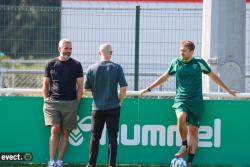 Entrainement des Verts avant Clermont - Photothèque
