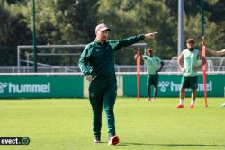 Entrainement des Verts avant Clermont - Photothèque