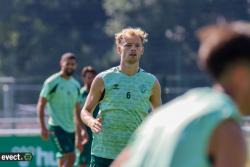 Entrainement des Verts avant Clermont - Photothèque
