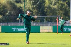 Entrainement des Verts avant Clermont - Photothèque