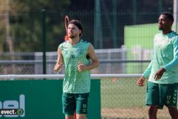 Entrainement des Verts avant Clermont - Photothèque