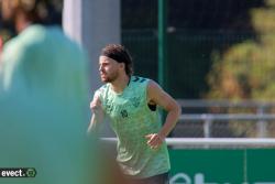 Entrainement des Verts avant Clermont - Photothèque