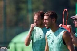 Entrainement des Verts avant Clermont - Photothèque