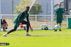 Entrainement des Verts avant Clermont - Photothèque