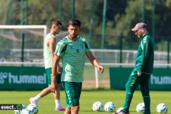 Entrainement des Verts avant Clermont - Photothèque