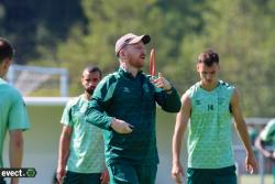 Entrainement des Verts avant Clermont - Photothèque