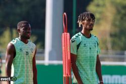 Entrainement des Verts avant Clermont - Photothèque
