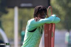 Entrainement des Verts avant Clermont - Photothèque