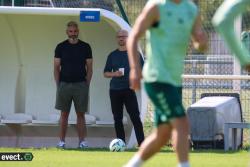 Entrainement des Verts avant Clermont - Photothèque