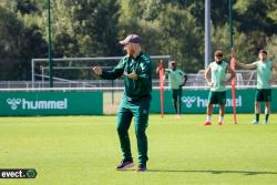 Entrainement des Verts avant Clermont - Photothèque