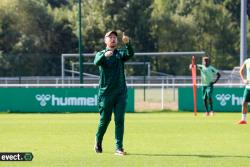 Entrainement des Verts avant Clermont - Photothèque