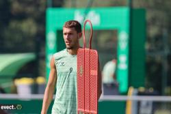 Entrainement des Verts avant Clermont - Photothèque