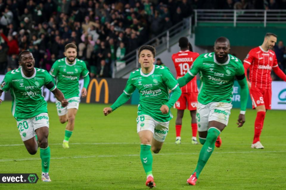 Ça marche plutôt bien pour l'ASSE contre Montpellier