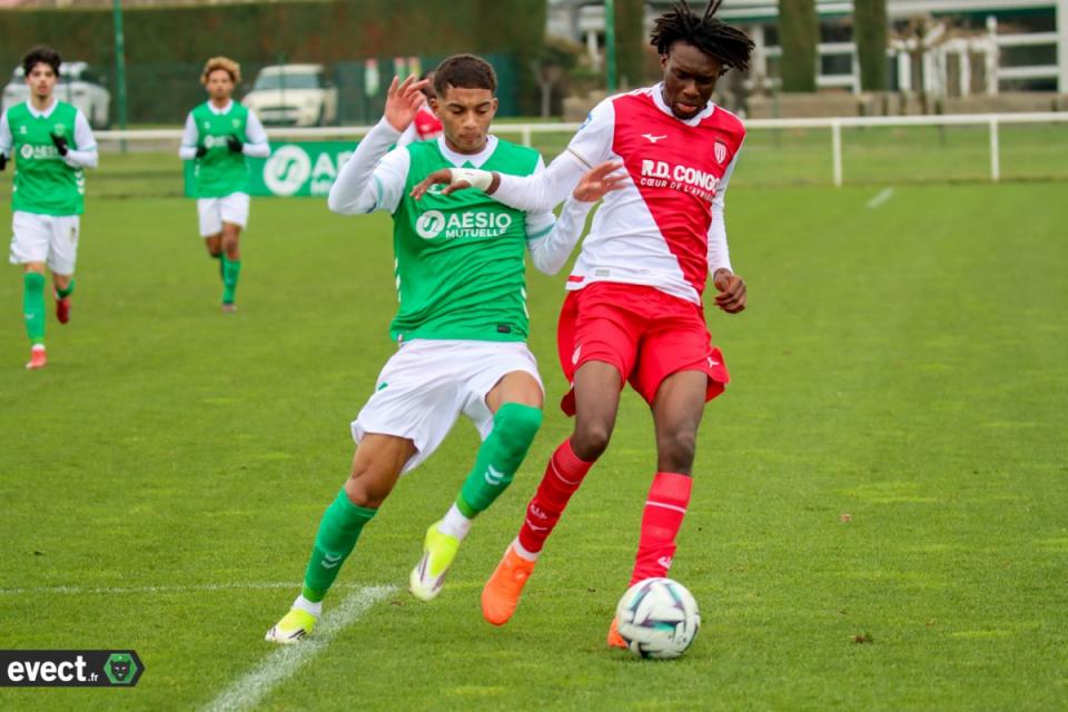 U19 - À la maison, l'ASSE s'incline face à Monaco