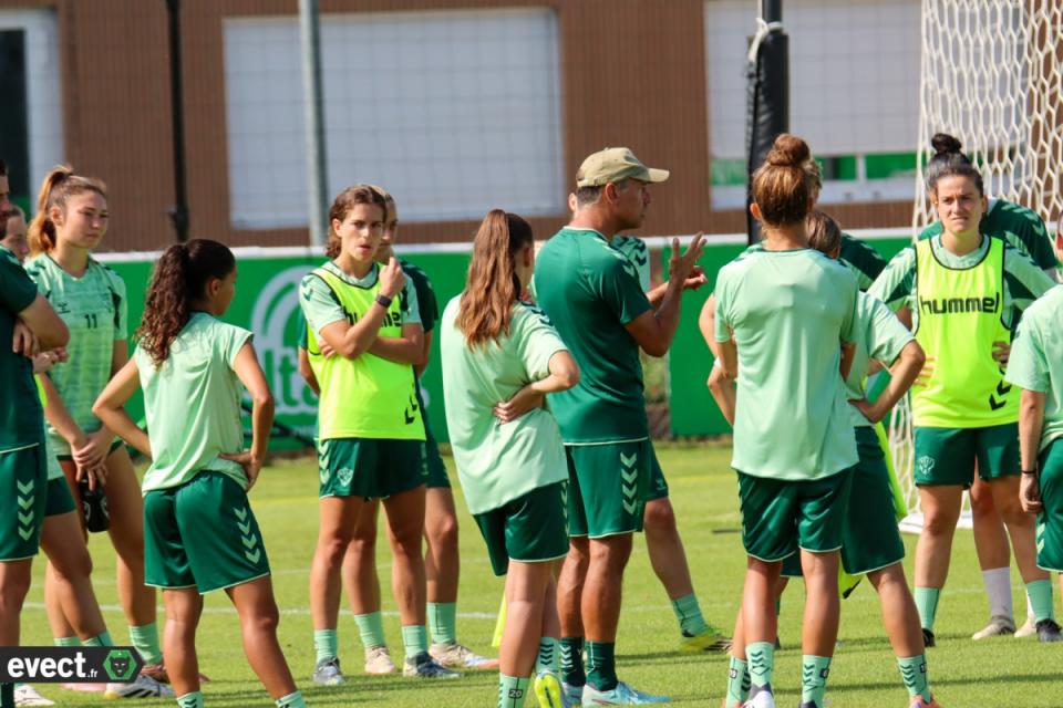L'entrainement des Vertes en photos 