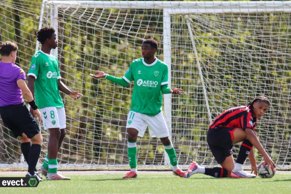U17N - L'ASSE arrache le nul après un match fou contre Nice