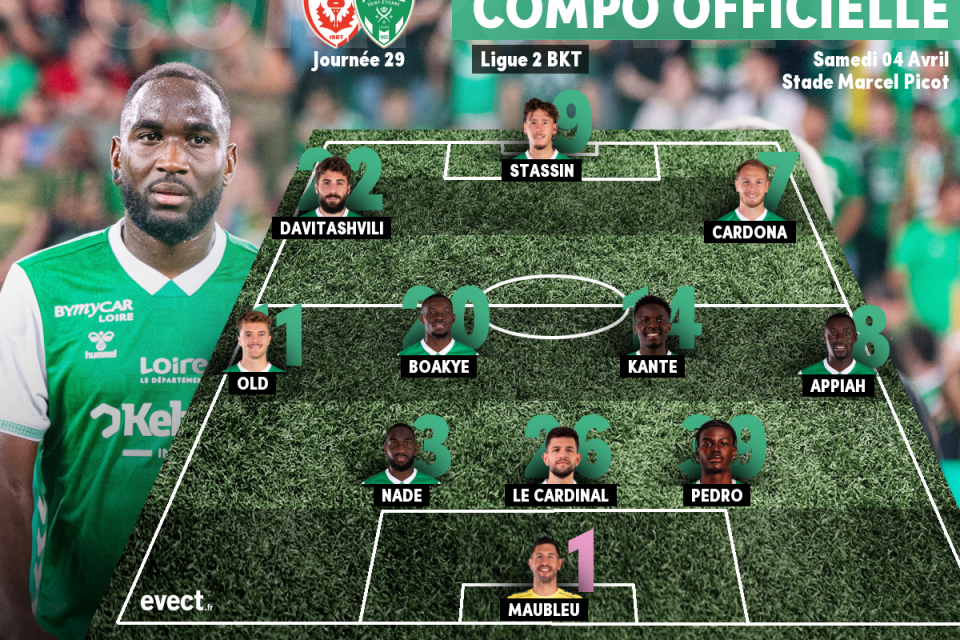Flash - La composition de l'ASSE pour défier Nancy sans Larsonneur